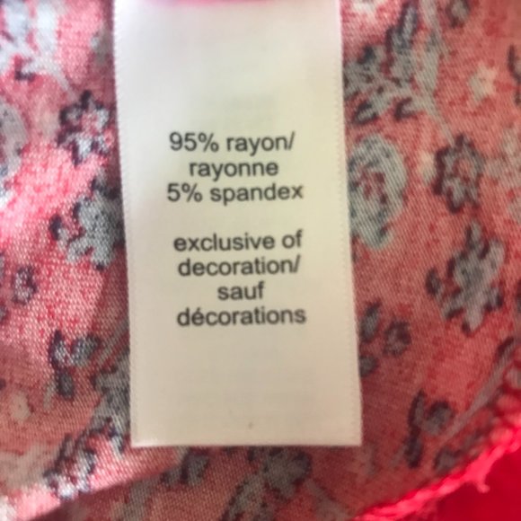 Evsie | LIKE NEW! Girls Floral Eyelet Trim Babydoll Top - Picture 7 of 11